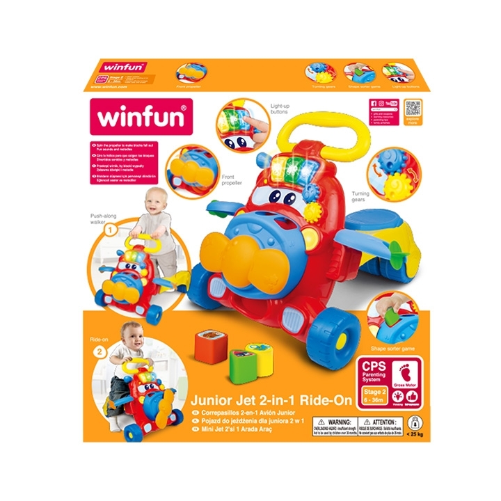 Winfun Junior Jet 2-In-1 Ride-On